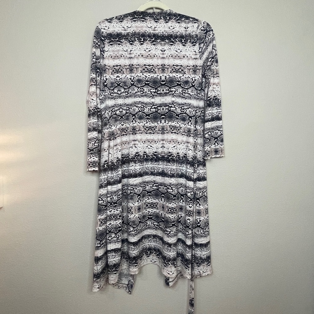 Calvin Klein Snake Wrap Dress Size 6 - Picture 10 of 11